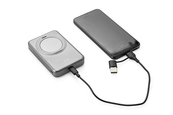 powerbank sort kabel