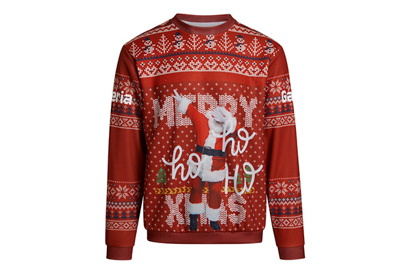 Skræddersyet julesweater med print