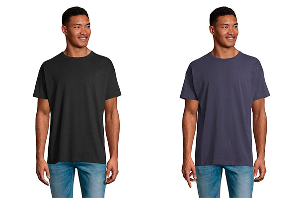 Boxy t-shirt med tryk