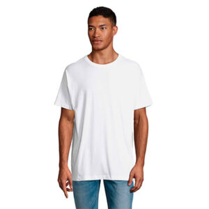 Boxy t-shirt med tryk