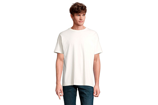 Boxy t-shirt med tryk