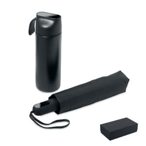 Gavesæt samlet flaske og paraply