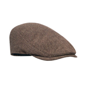 Flat cap brun