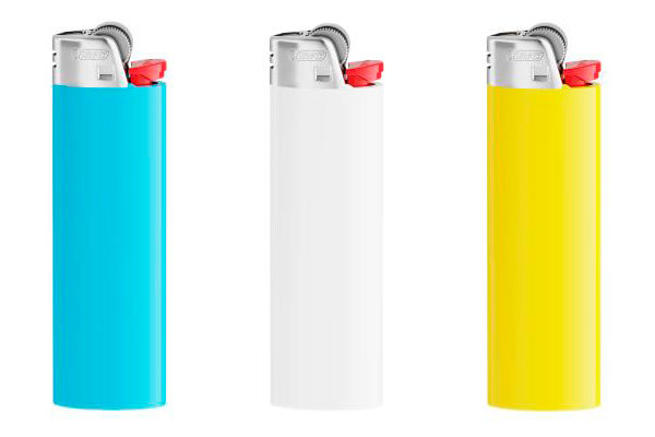 lighter blå hvid gul